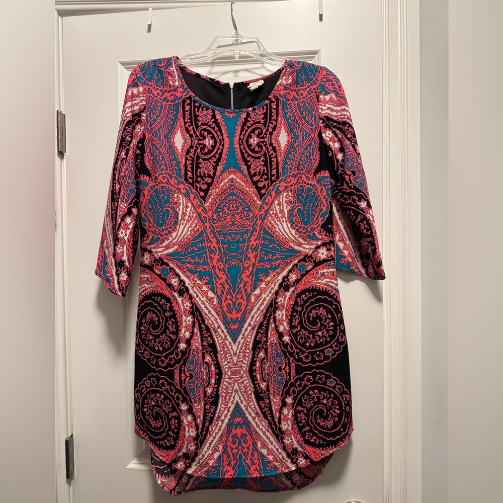 Pink Owl zipper down dress